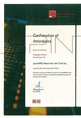 Сертификат - MA Lighting University