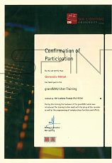 Сертификат - MA Lighting University