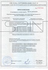 Сертификат соответствия - ограждения